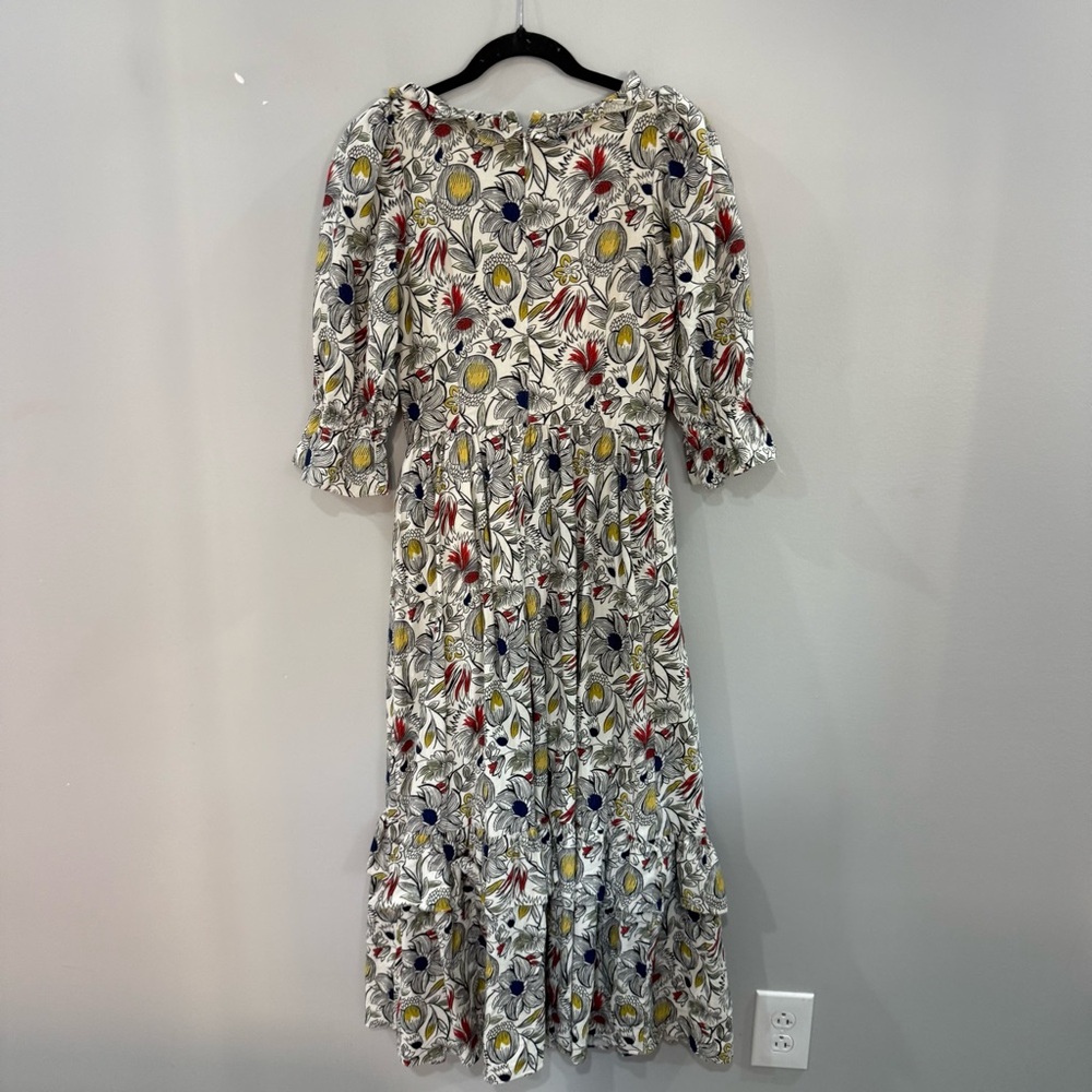 Meadows Dress Sycamore Maxi Ruffle in Floral Sketch - Picture 11 of 12